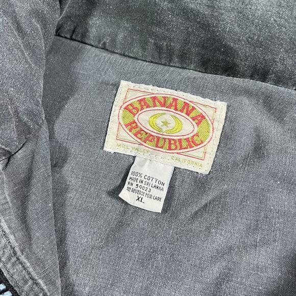 Vintage Banana Republic Vest Mens XL Safari Hunting 80s Hooded Photographer - Picture 3 of 16